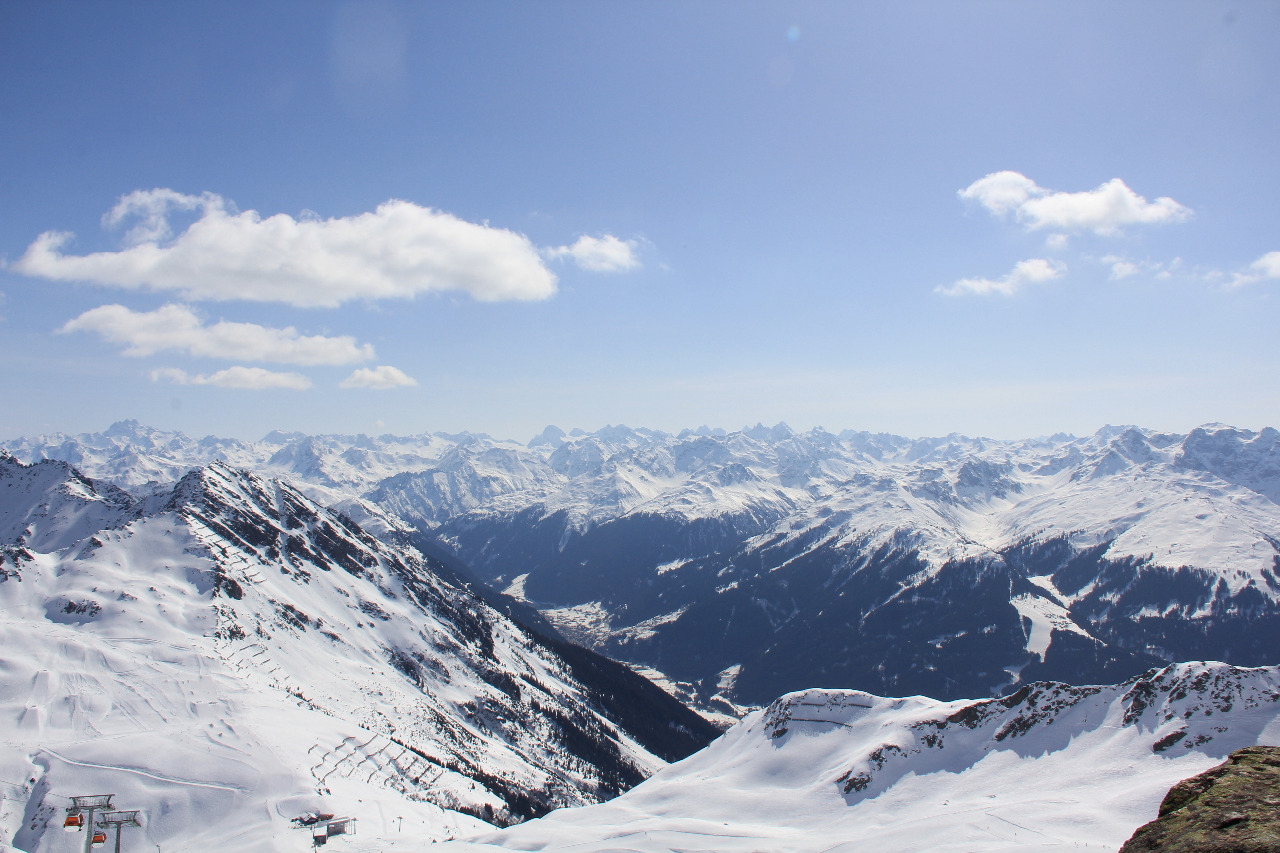 Panorama mit Schnee